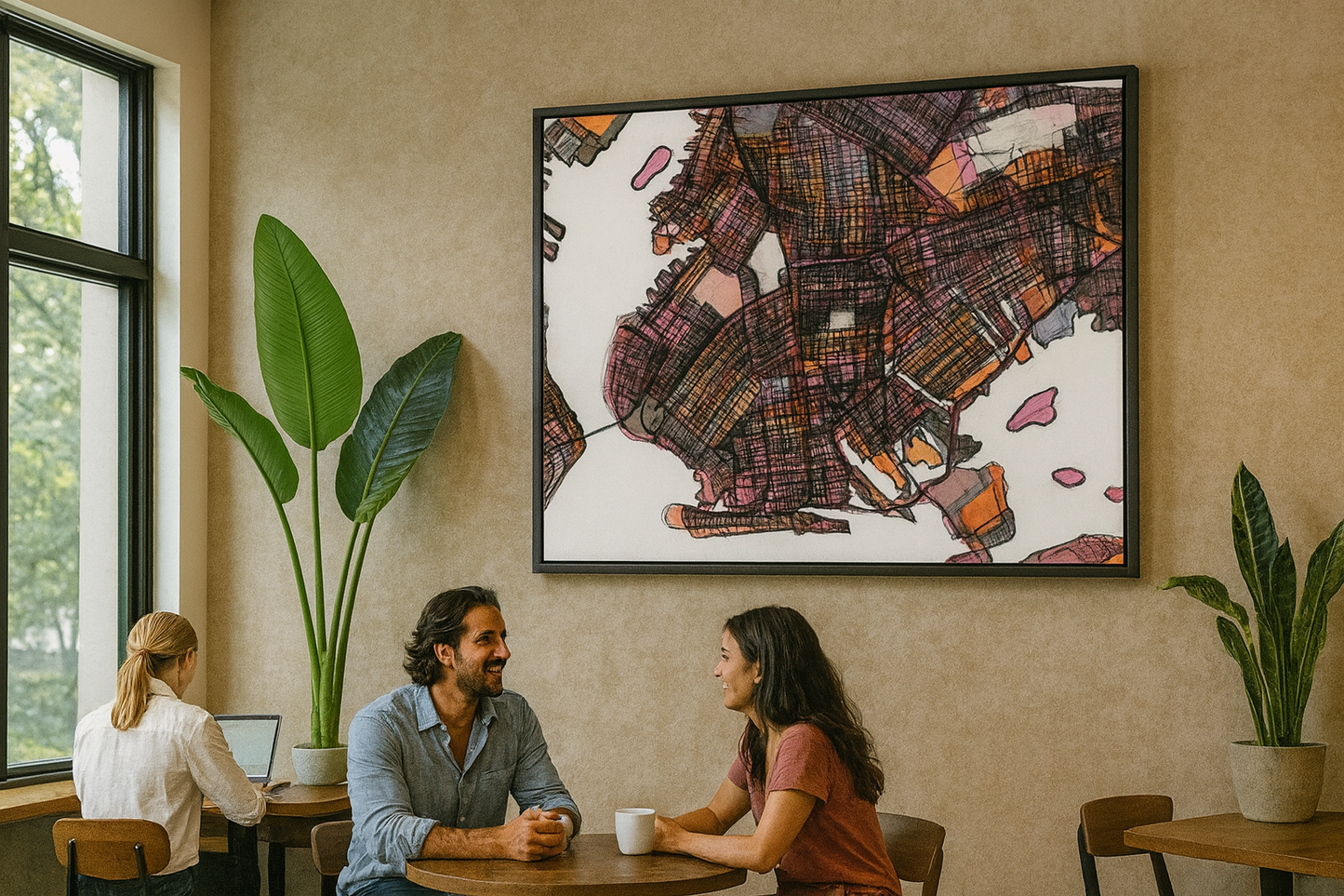 Brooklyn NYC Map Art - Commercial License