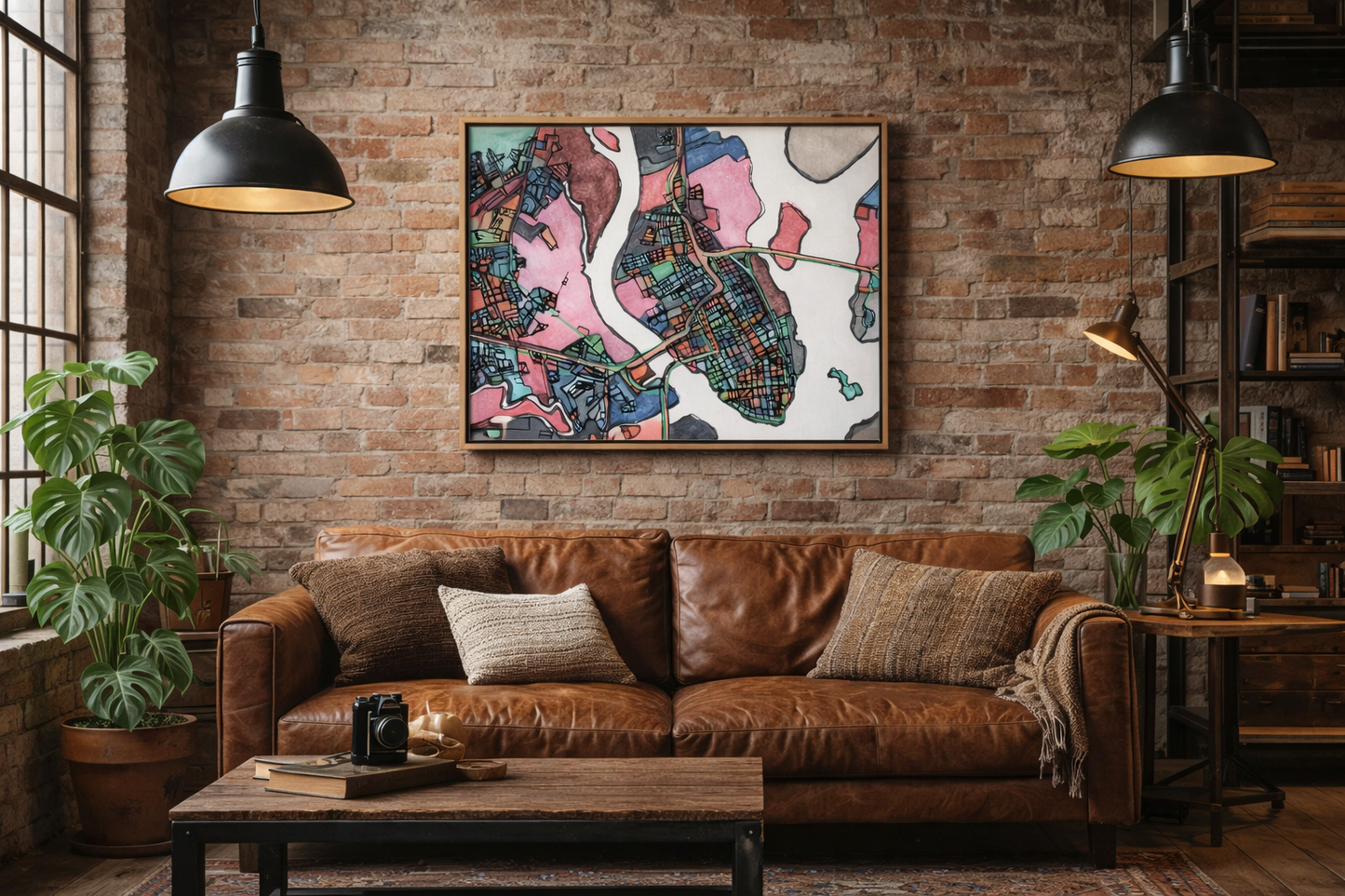 Charleston SC Map Art - Commercial License