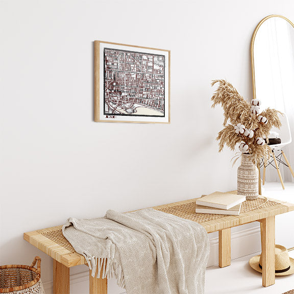 Long Beach CA City Map Art - Collector Edition - Digital Fine Art Print