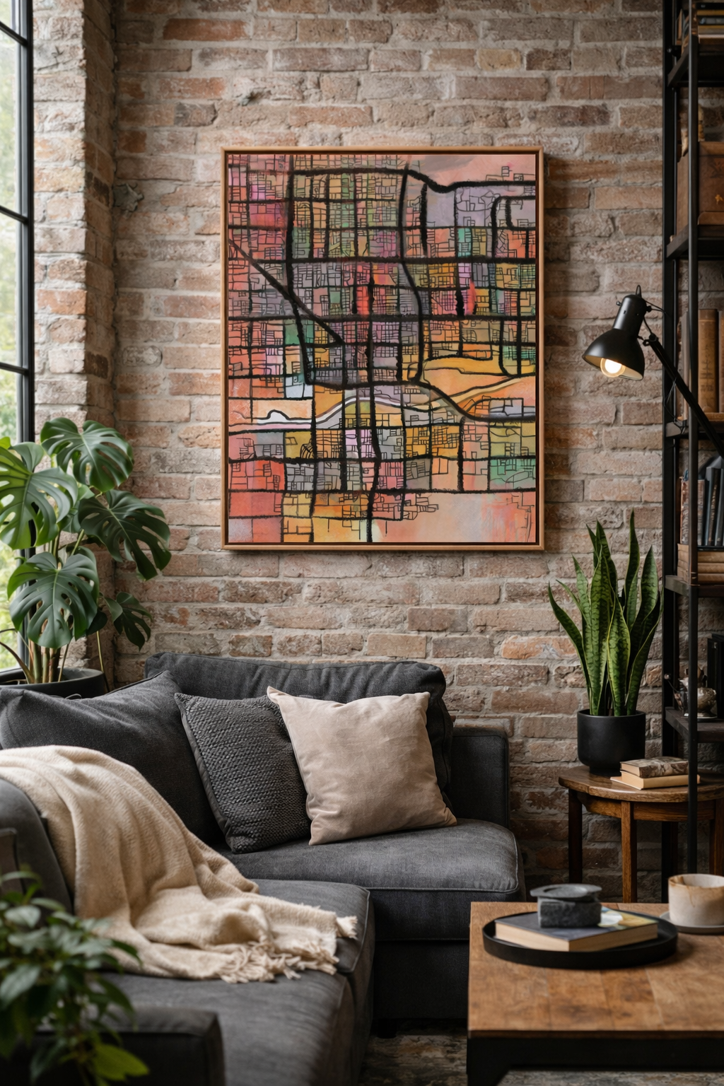 Phoenix AZ Map Art - Commercial License