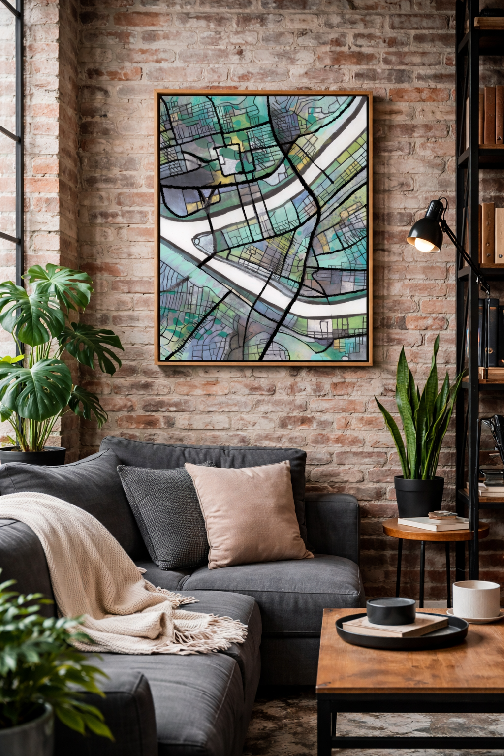 Pittsburgh PA Map Art - Commercial License