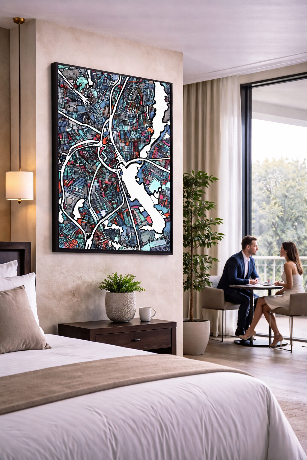 Providence RI Map Art - Commercial License
