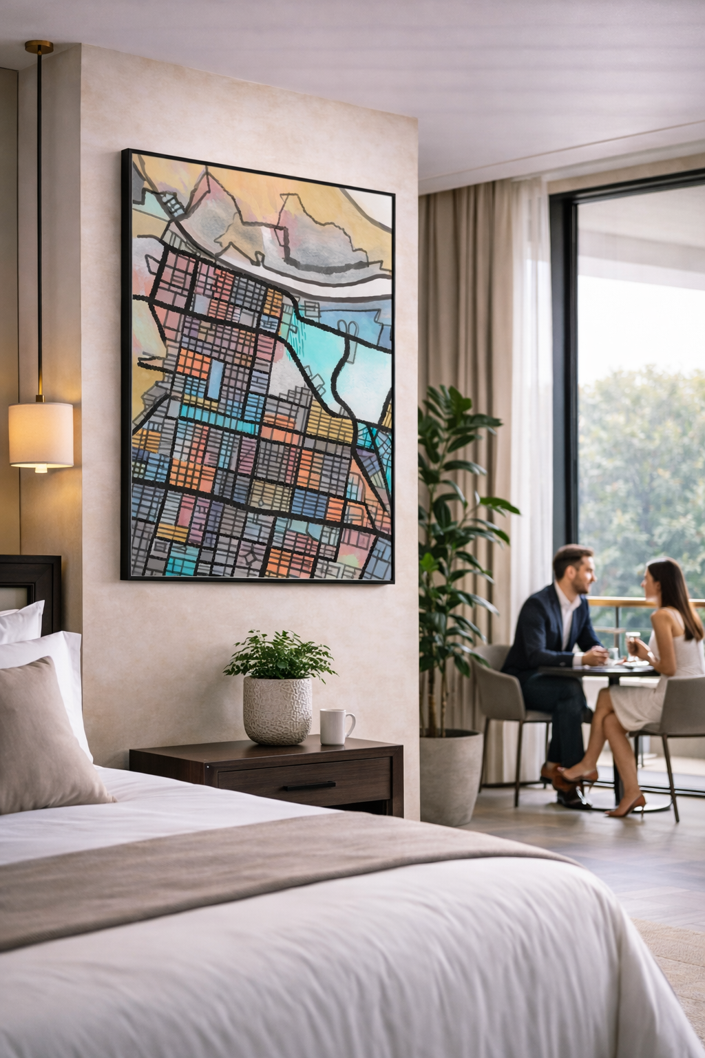 Savannah GA Map Art - Commercial License