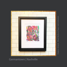 Load image into Gallery viewer, Germantown Nashville - Pink and Green Vertical