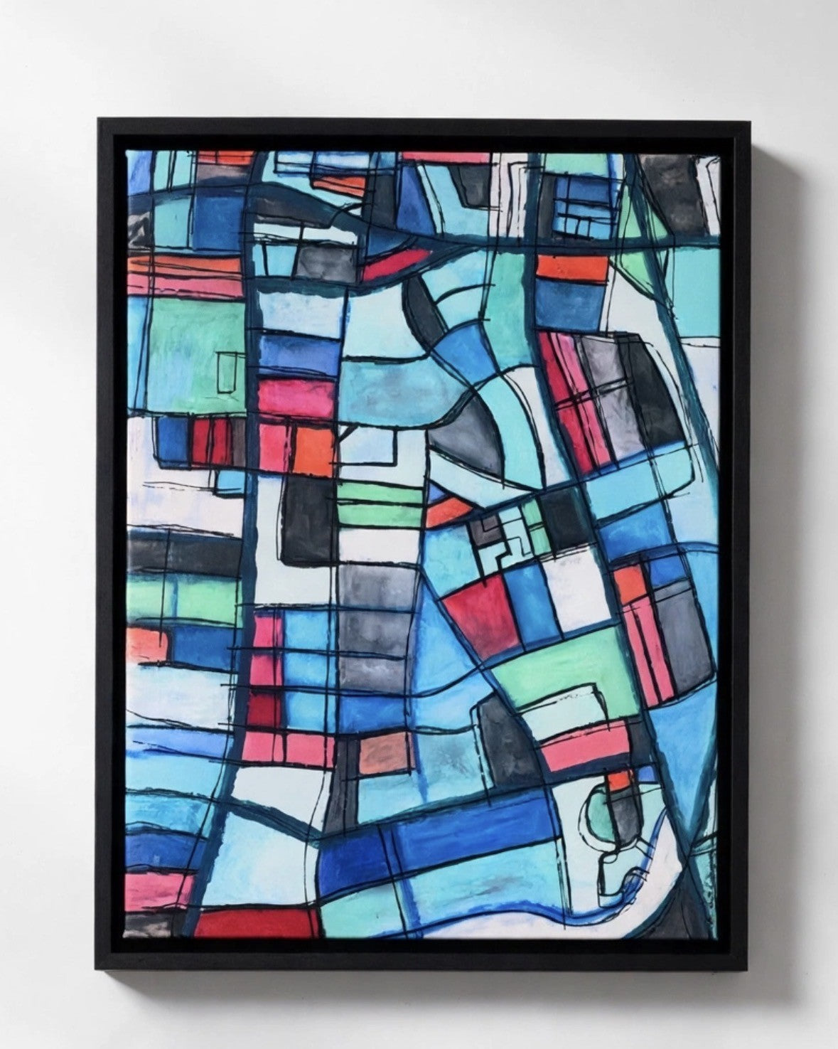 12 South (Nashville) - 16x20" Framed Canvas Print