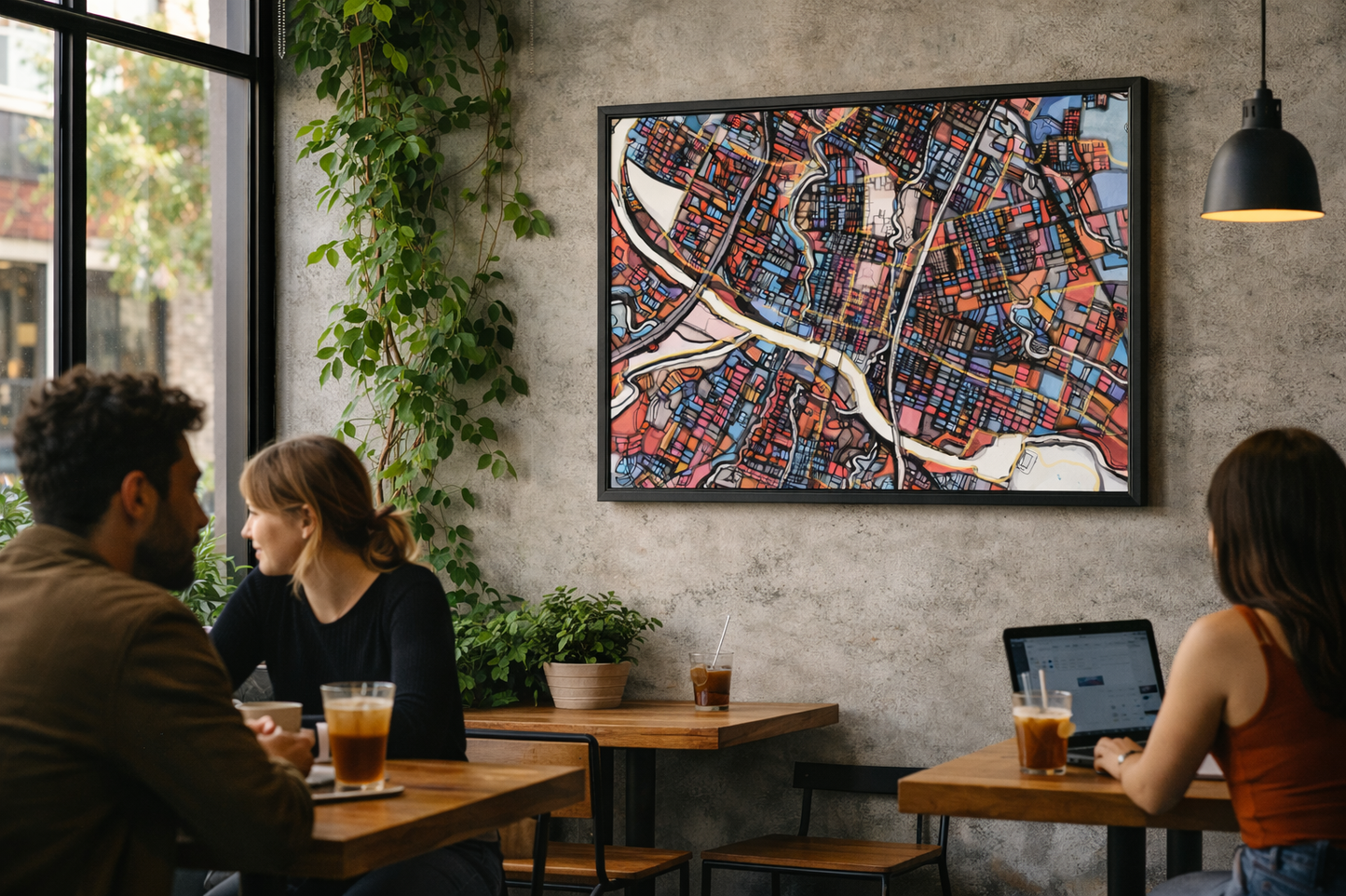 Austin TX Map Art - Commercial License