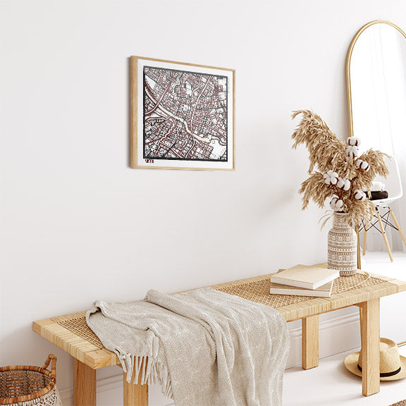 Austin TX City Map Art - Collector Edition  - Digital Fine Art Print