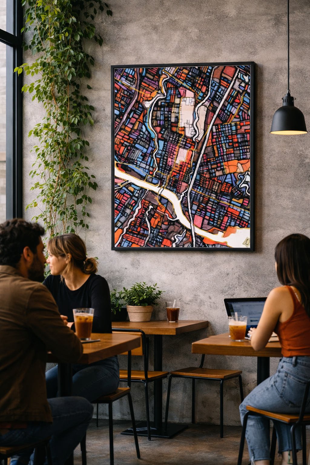 Austin TX Map Art - Commercial License