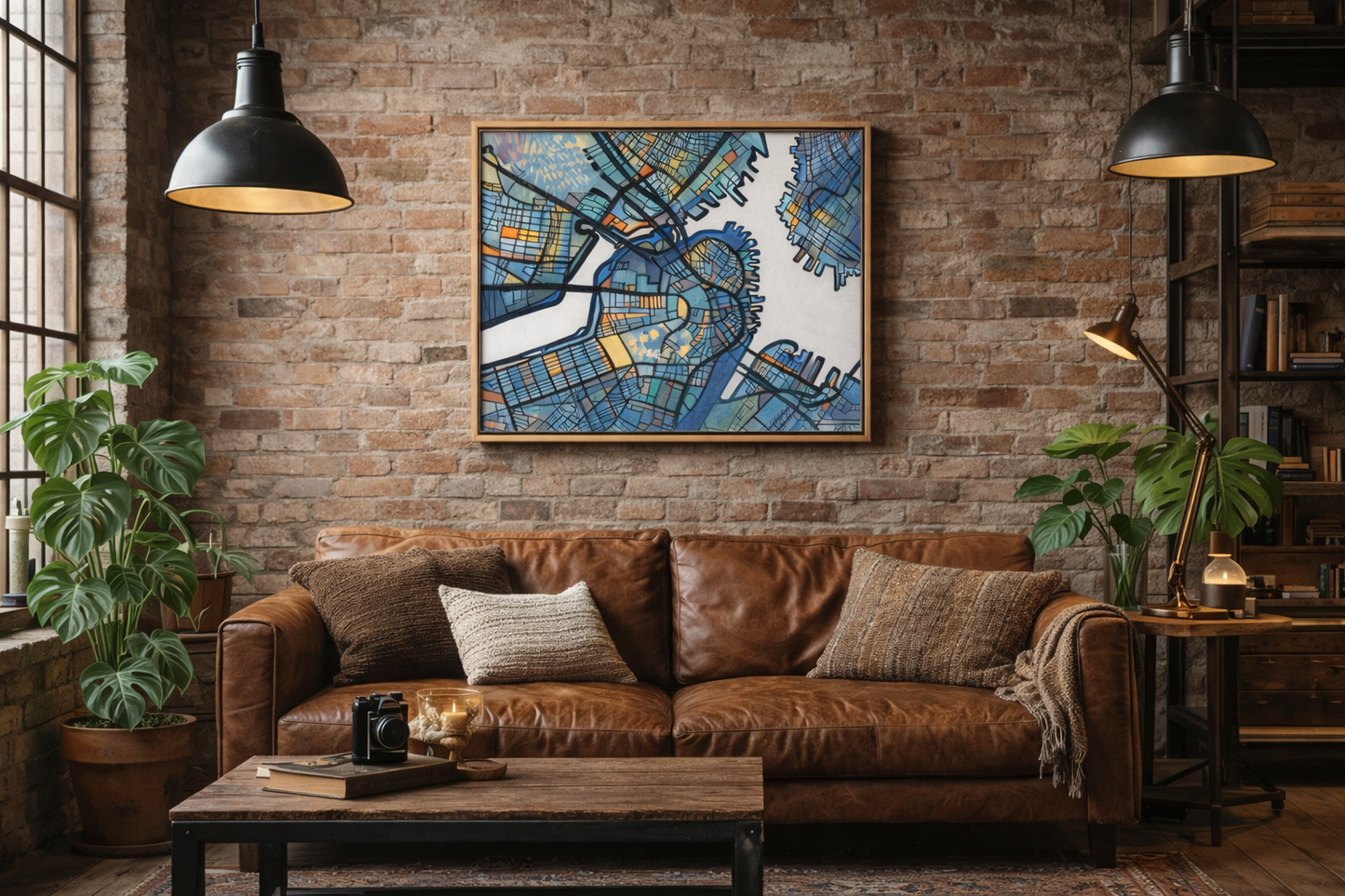 Boston MA Map Art - Commercial License