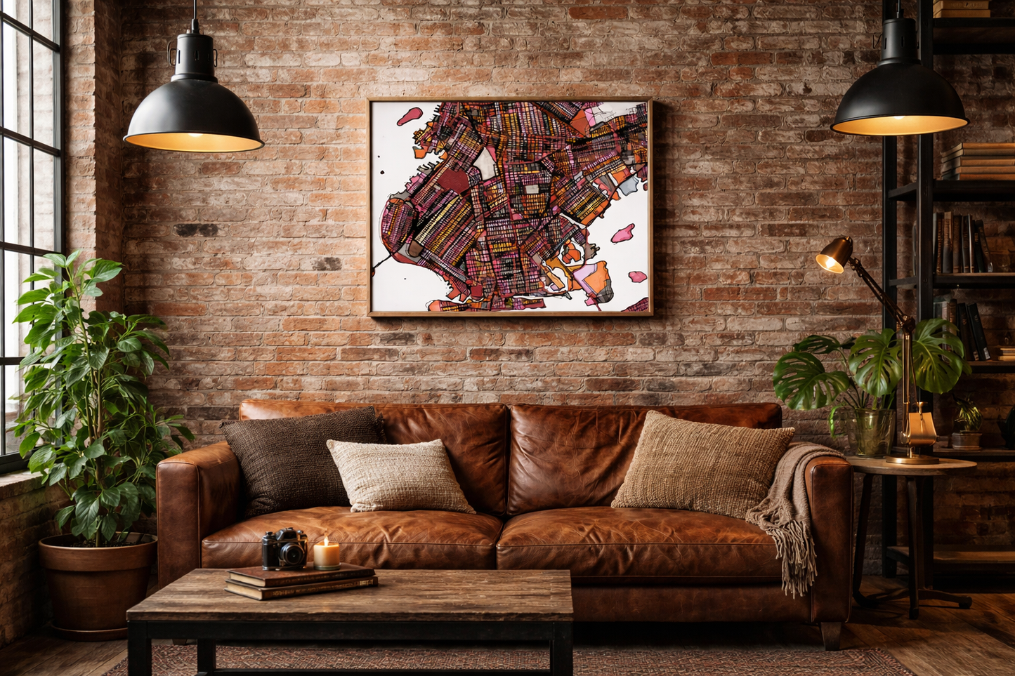 Brooklyn NYC Map Art - Commercial License