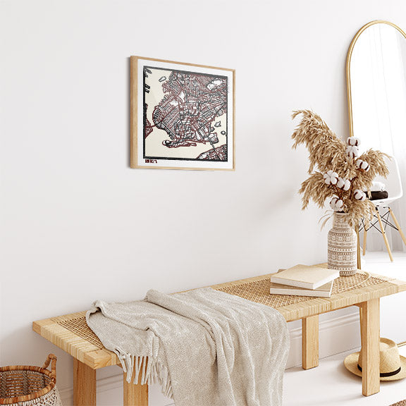 Brooklyn NY City Map Art - Collector Edition  - Digital Fine Art Print