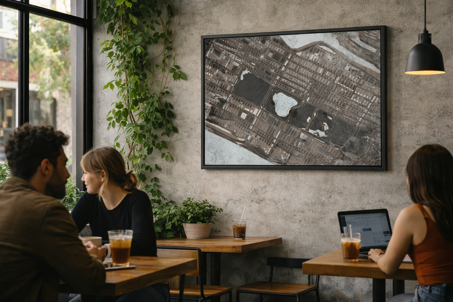 Central Park NYC Map Art - Commercial License