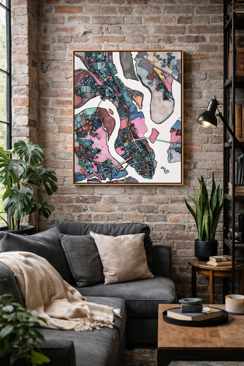 Charleston SC Map Art - Commercial License