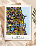 The Place That Matters. Personalized Map Print - VERTICAL 11x14"