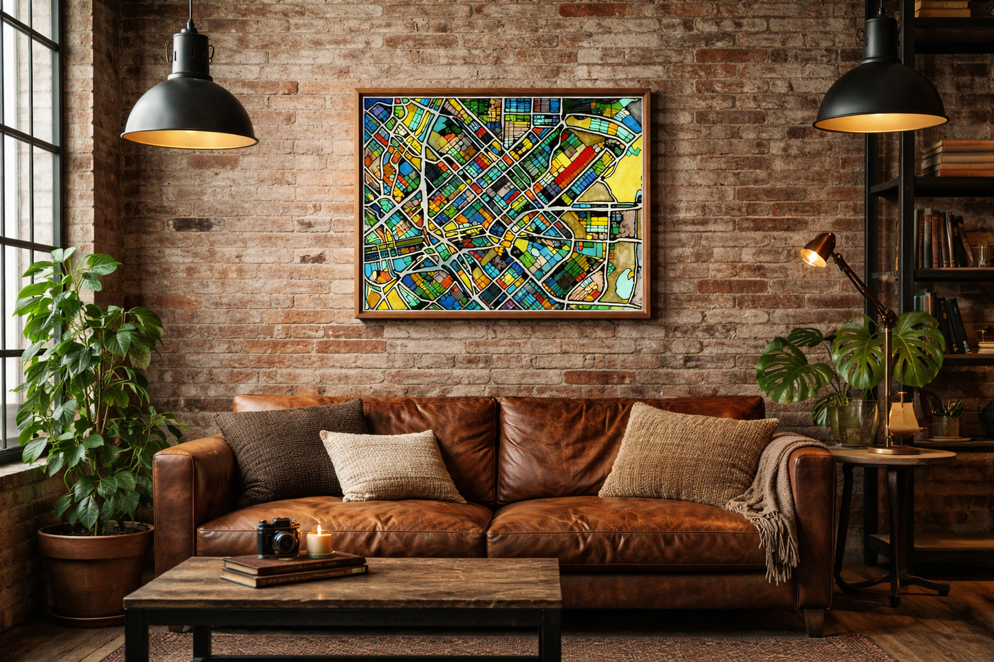 Dallas TX Map Art - Commercial License