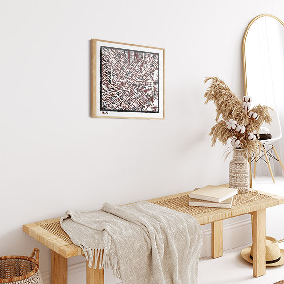 Dallas TX City Map Art - Collector Edition  - Digital Fine Art Print
