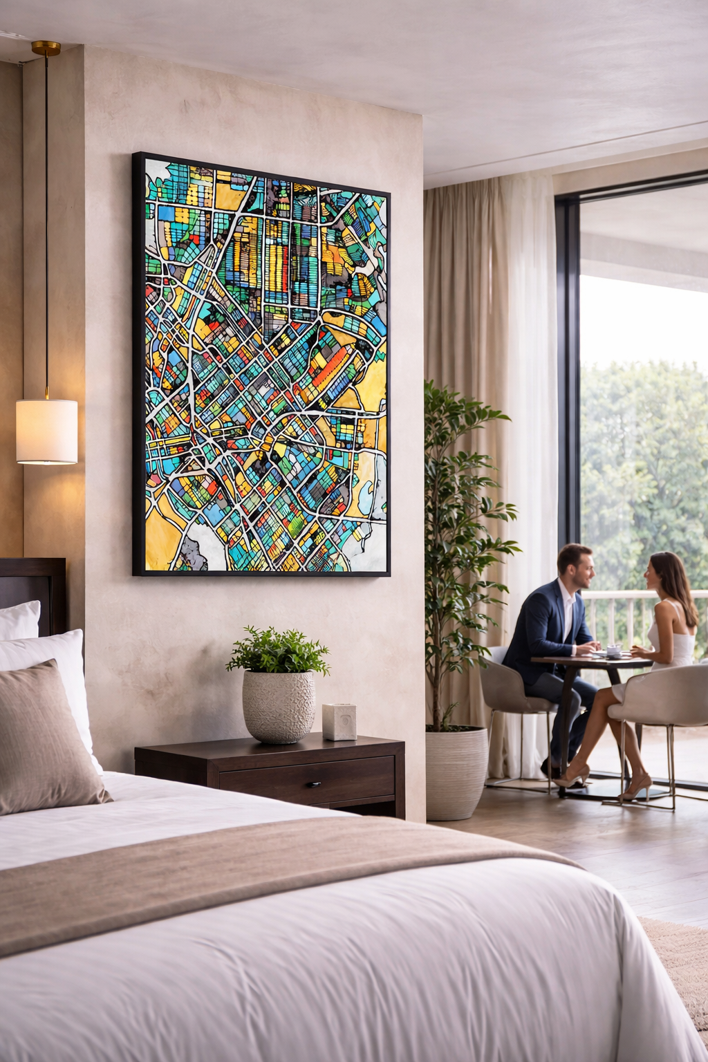 Dallas TX Map Art - Commercial License