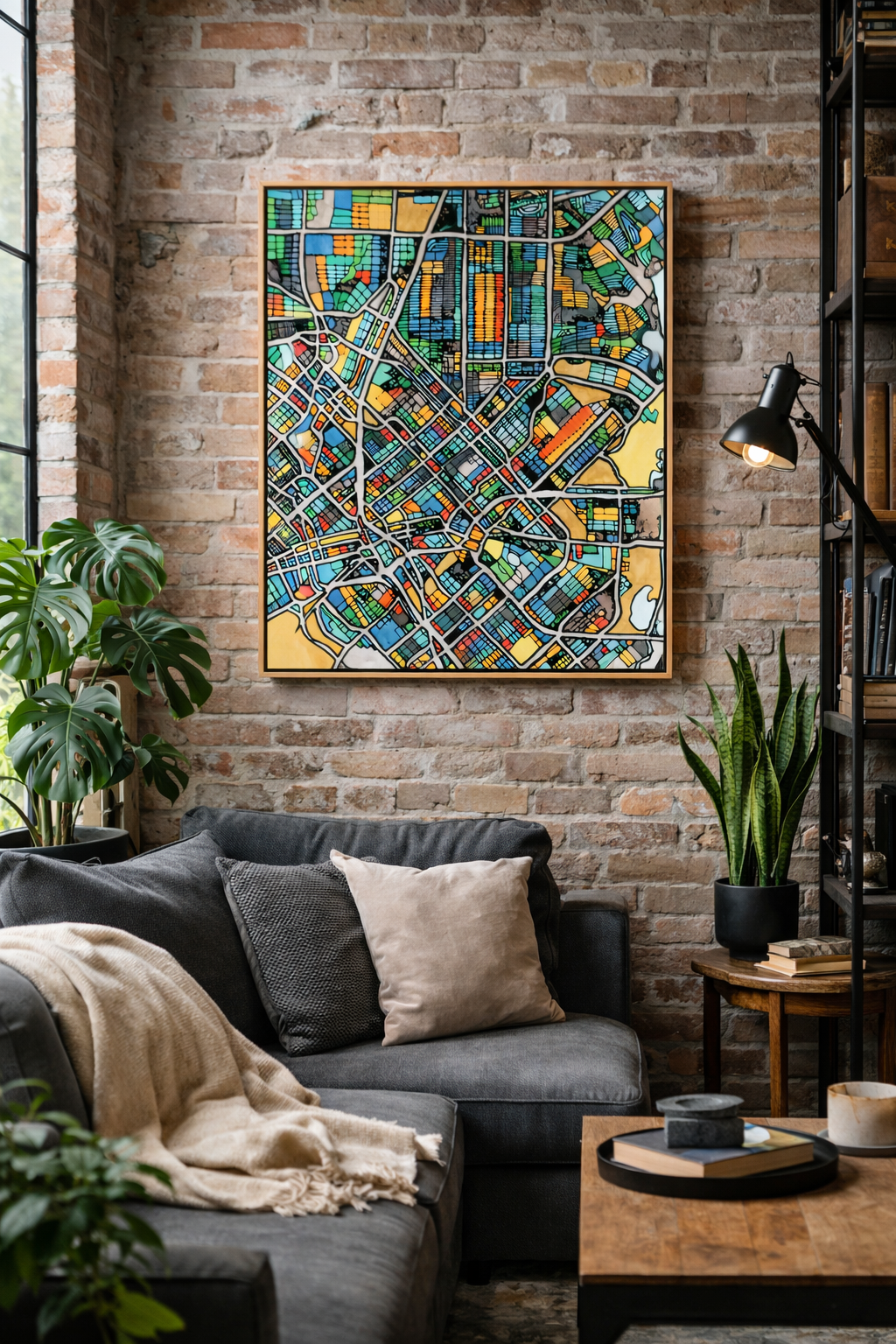 Dallas TX Map Art - Commercial License