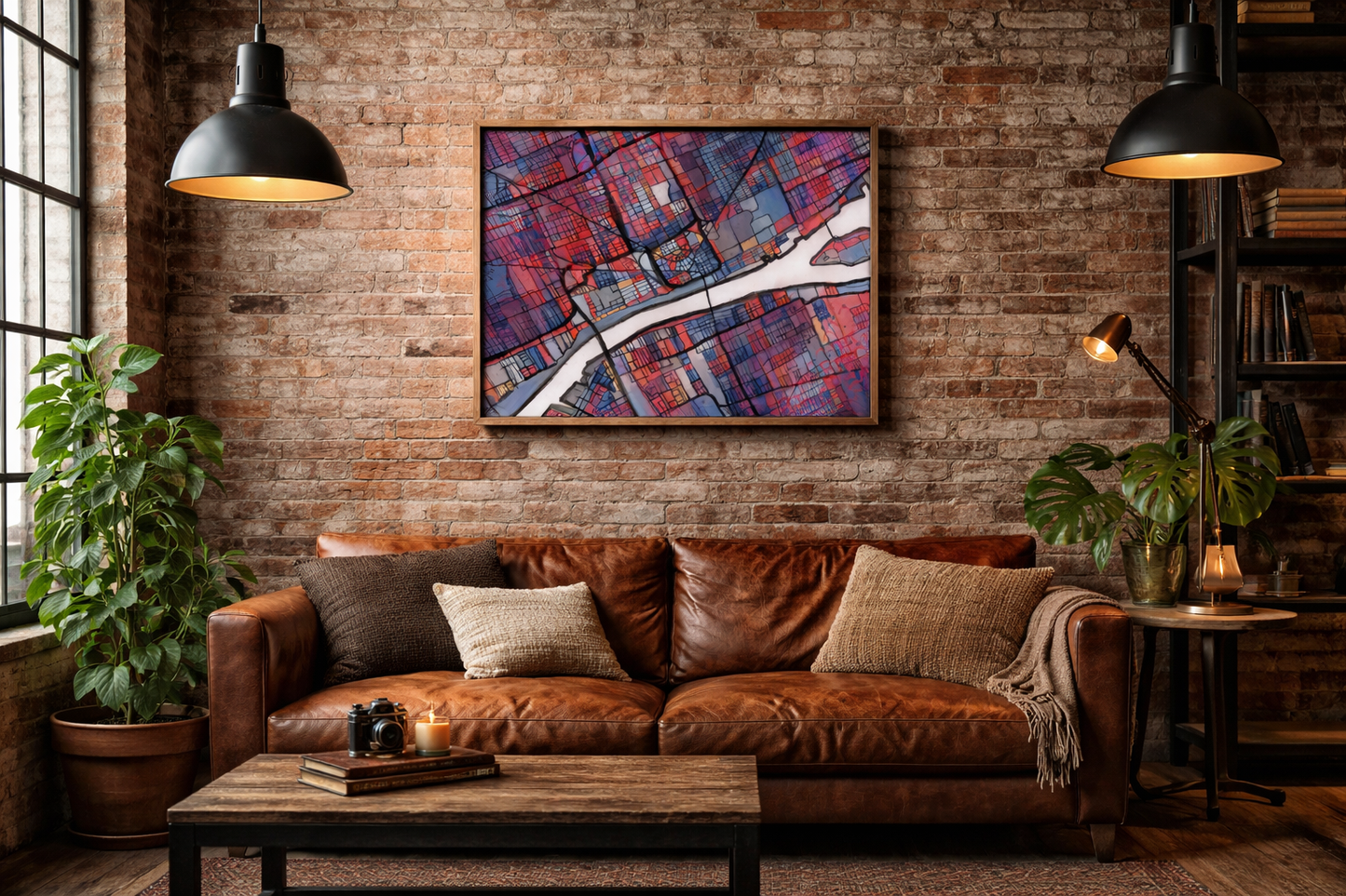 Detroit MI Map Art - Commercial License