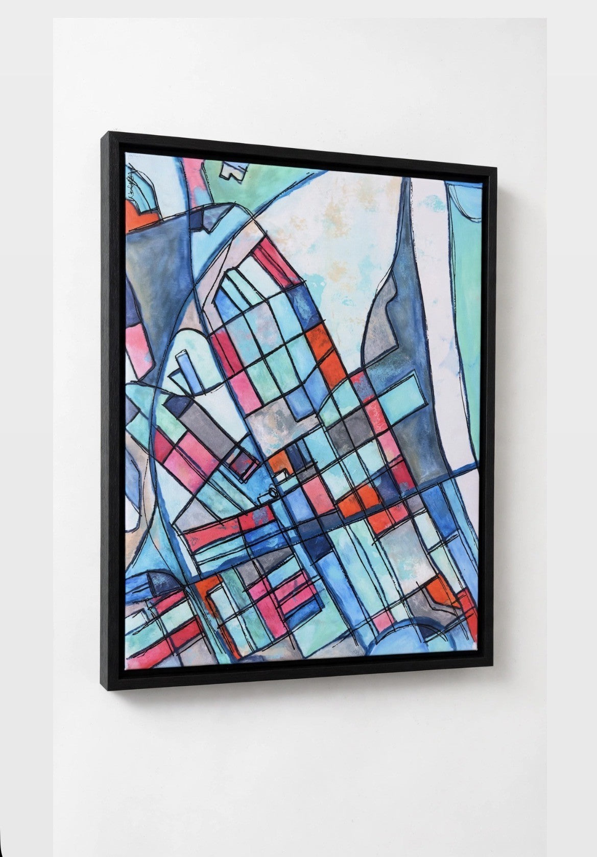 Germantown (Nashville)- 16x20" Framed Canvas Print