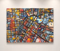 Houston, TX - 30x40" Canvas Print