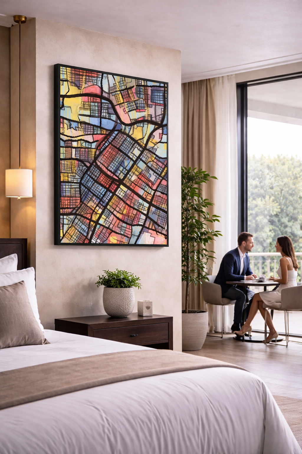 Houston TX Map Art - Commercial License