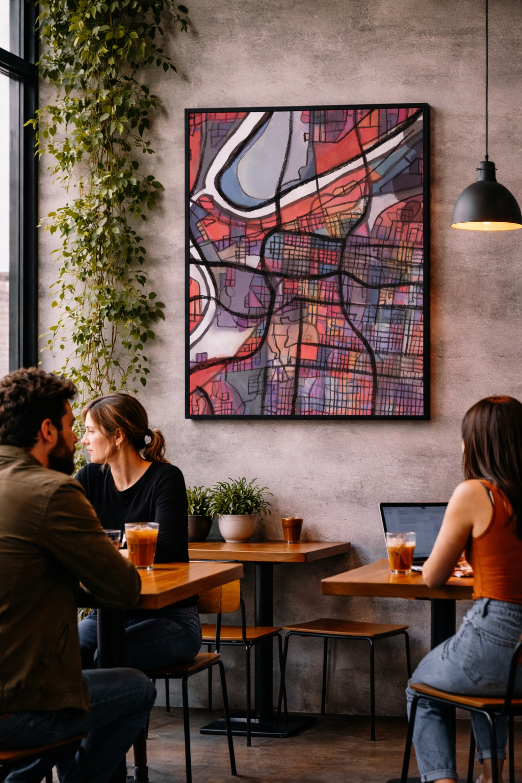 Kansas City MO Map Art - Commercial License