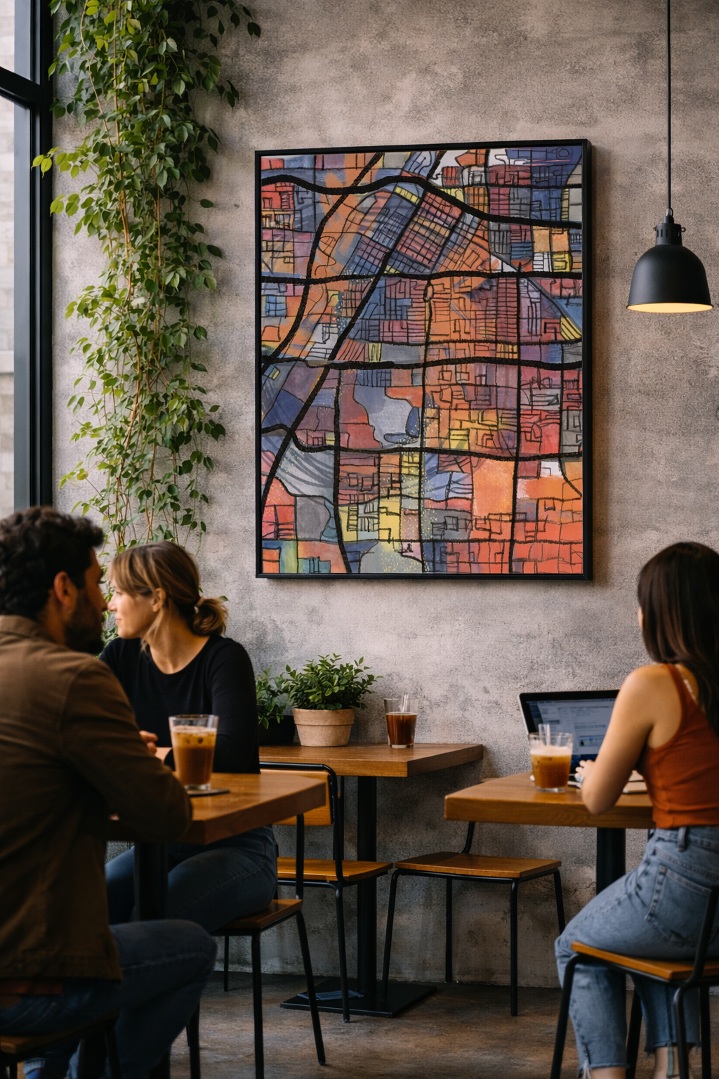 Las Vegas NV Map Art - Commercial License