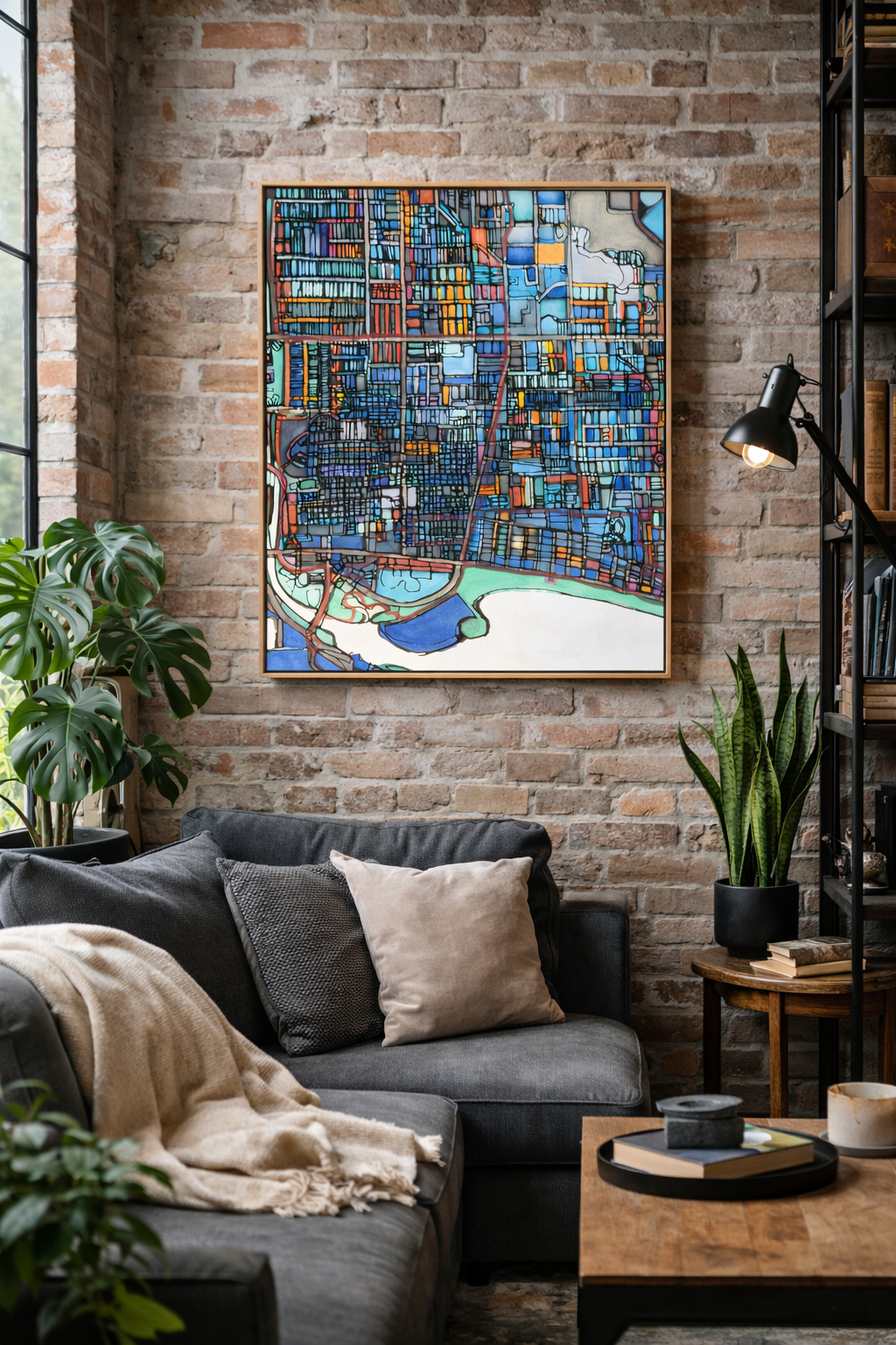 Long Beach CA Map Art - Commercial License