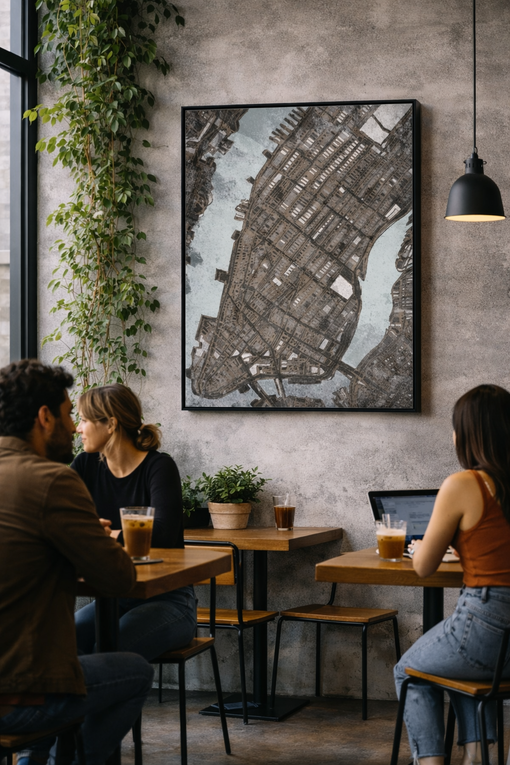 Manhattan NYC Map Art - Commercial License