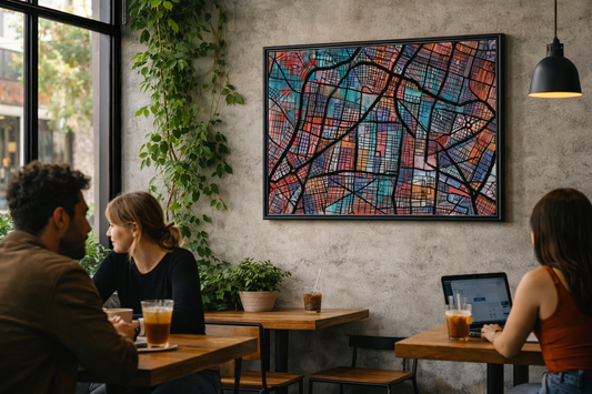 Mexico City Map Art - Commercial License