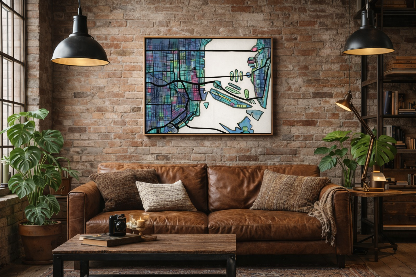 Miami FL Map Art - Commercial License