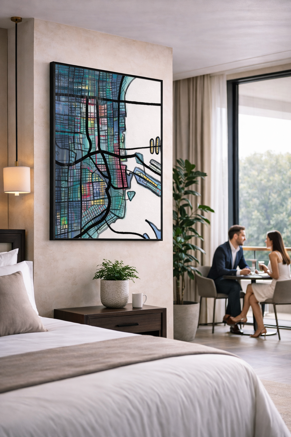 Miami FL Map Art - Commercial License