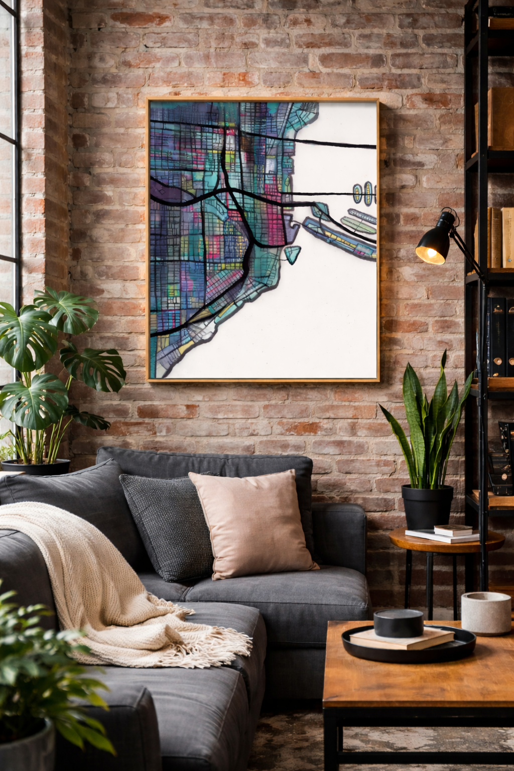 Miami FL Map Art - Commercial License