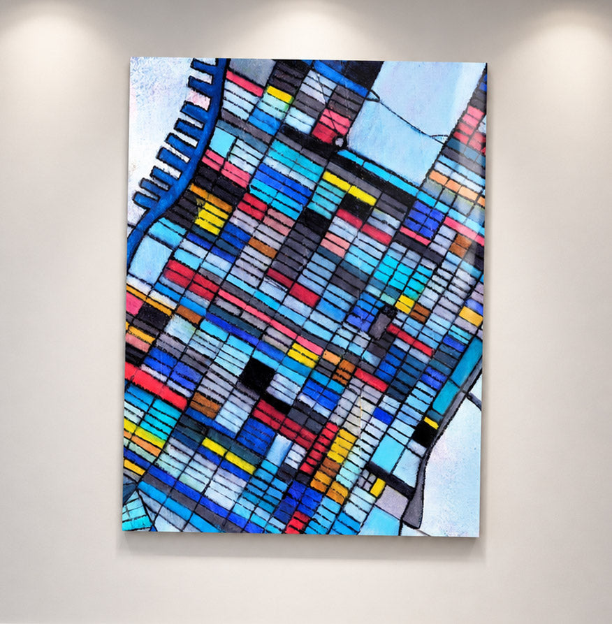 NYC Midtown Manhattan - 30x40" Metal Print