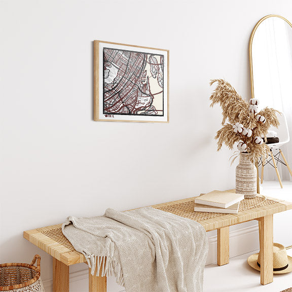 Montreal QB City Map Art - Collector Edition  - Digital Fine Art Print