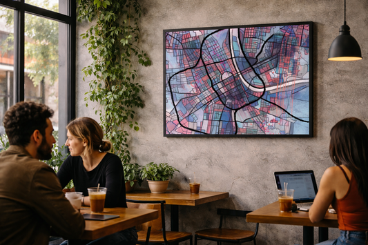 Nashville TN Map Art - Commercial License