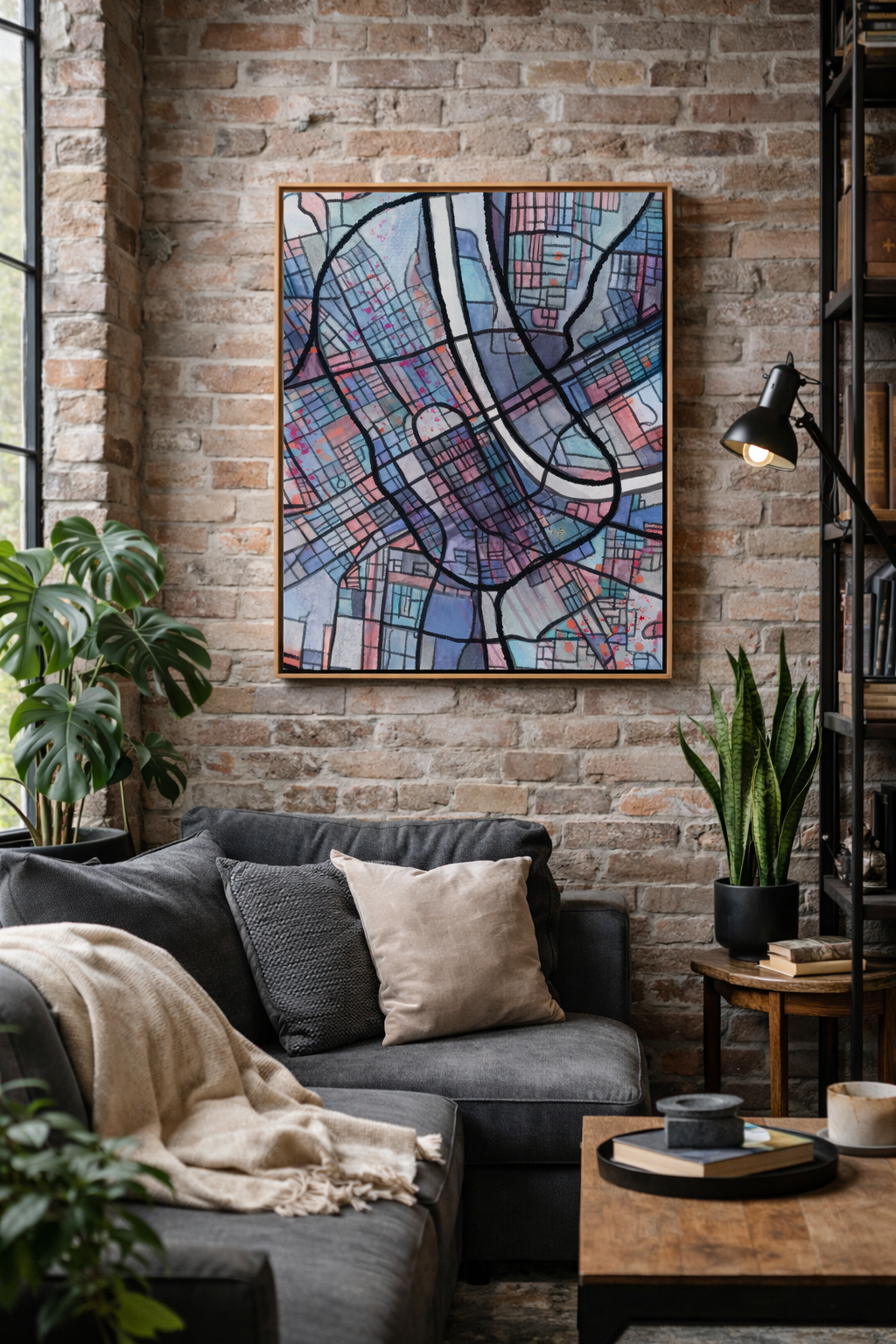 Nashville TN Map Art - Commercial License