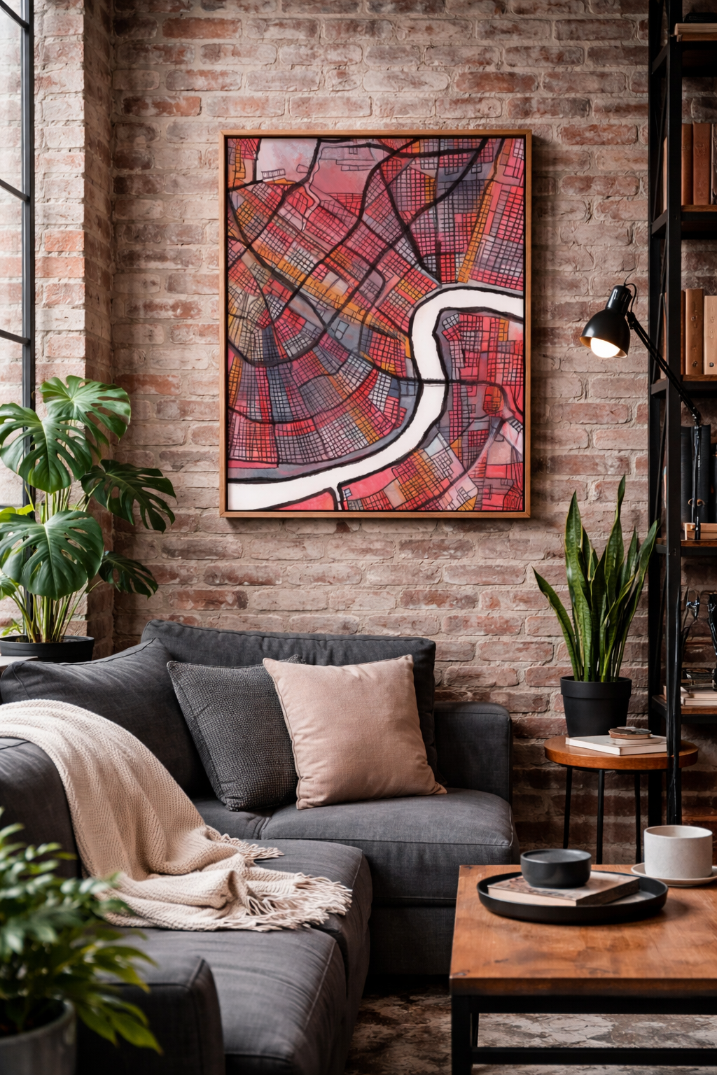 New Orleans LA  Map Art - Commercial License