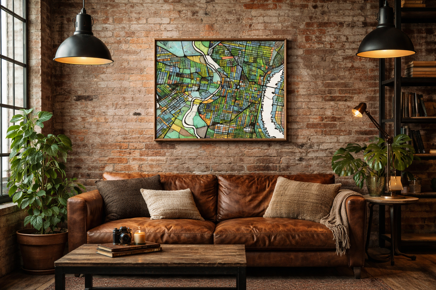 Philadelphia PA Map Art - Commercial License