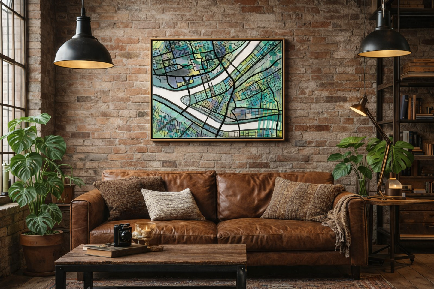 Pittsburgh PA Map Art - Commercial License