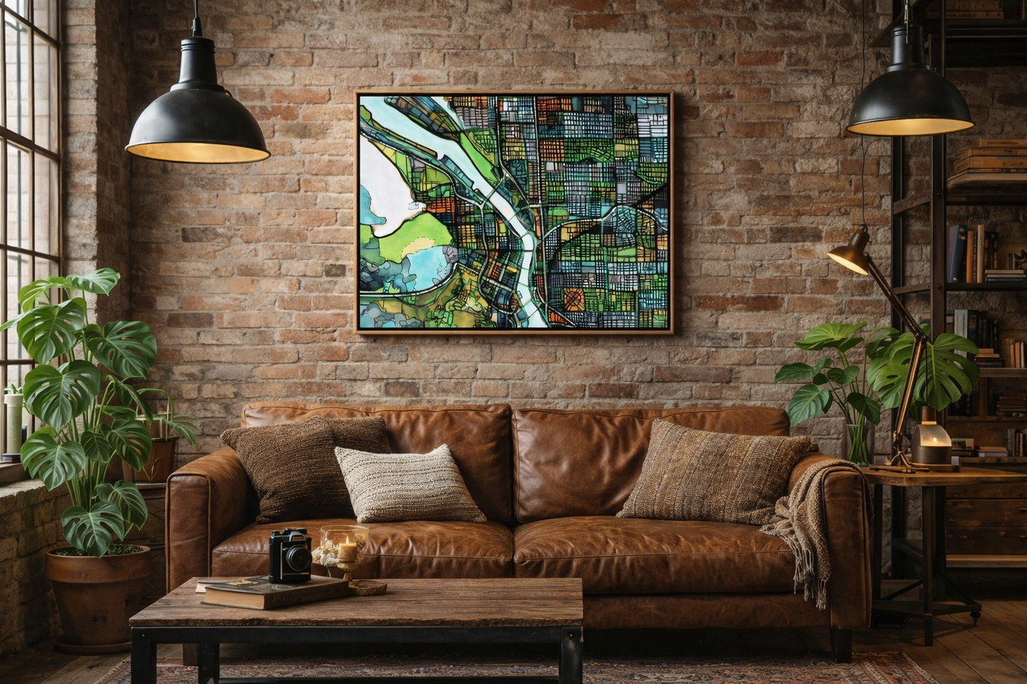 Portland OR Map Art - Commercial License