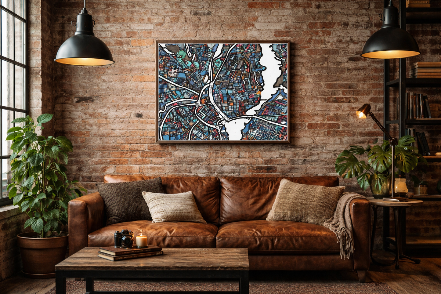 Providence RI Map Art - Commercial License