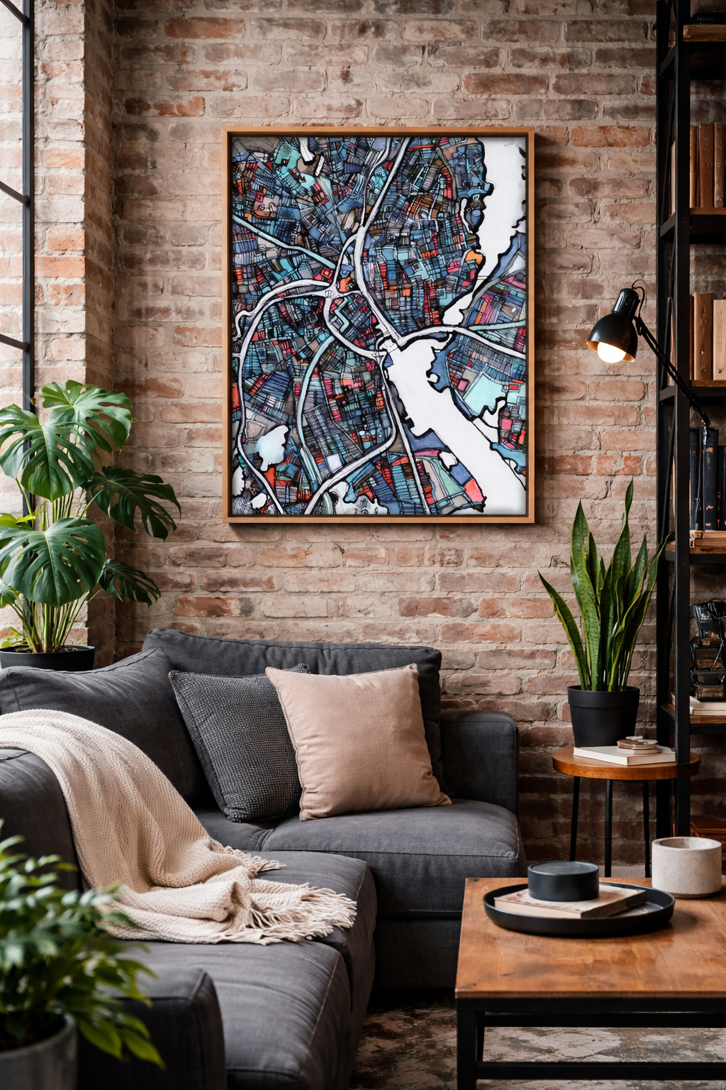 Providence RI Map Art - Commercial License