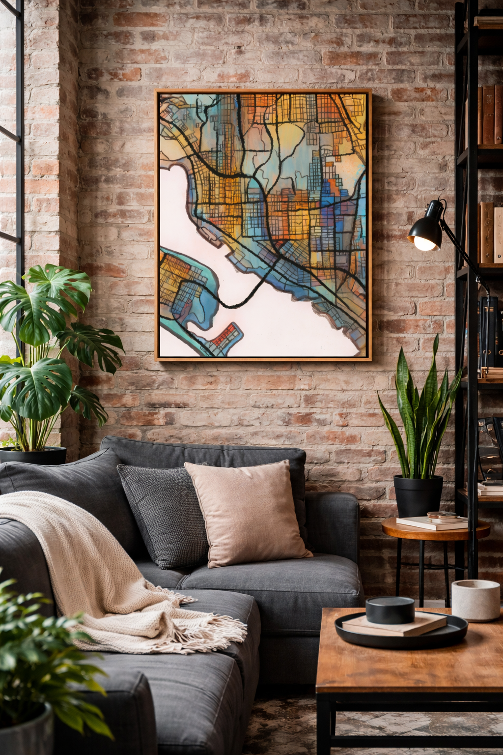 San Diego CA Map Art - Commercial License