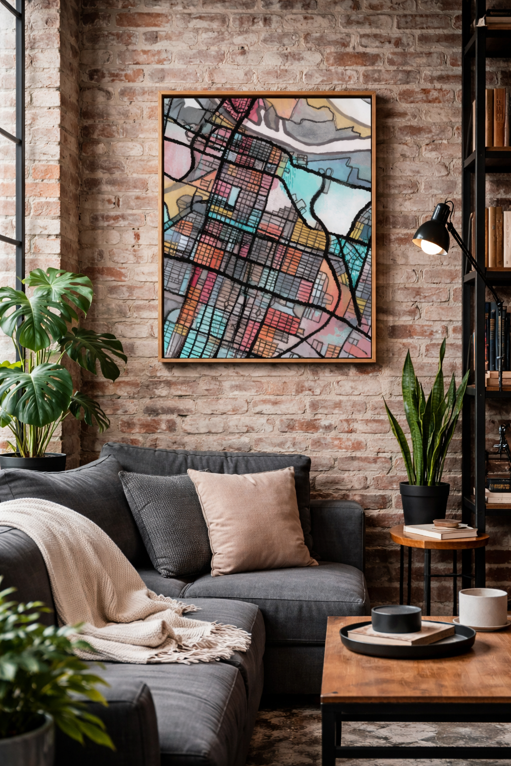 Savannah GA Map Art - Commercial License