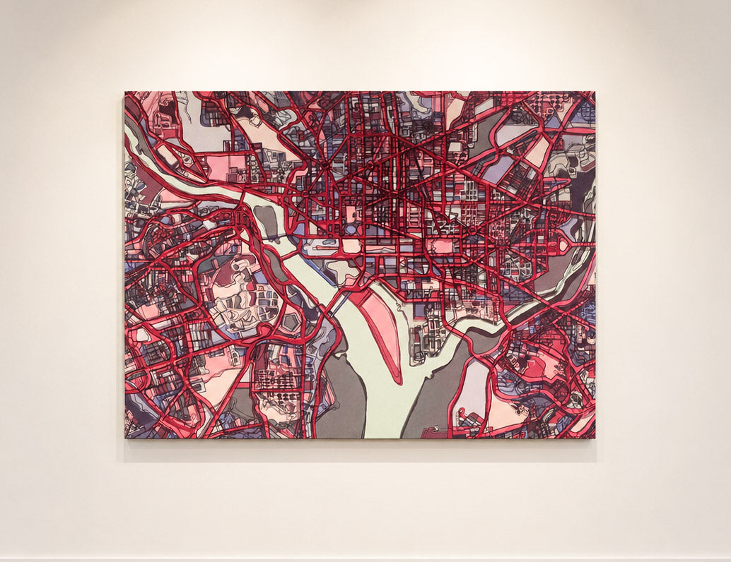 Washington DC - 30x40" Canvas Print
