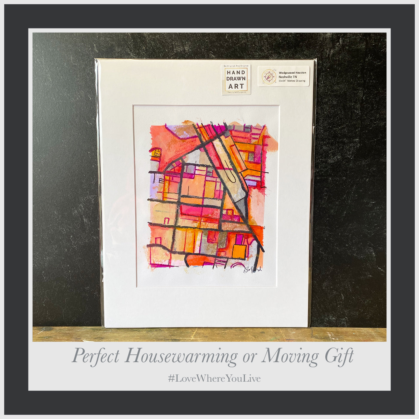 Wedgewood Houston - Pink and Orange