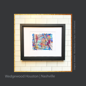 Wedgewood Houston - Blue and Maroon