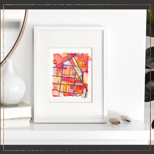 Wedgewood Houston - Pink and Orange